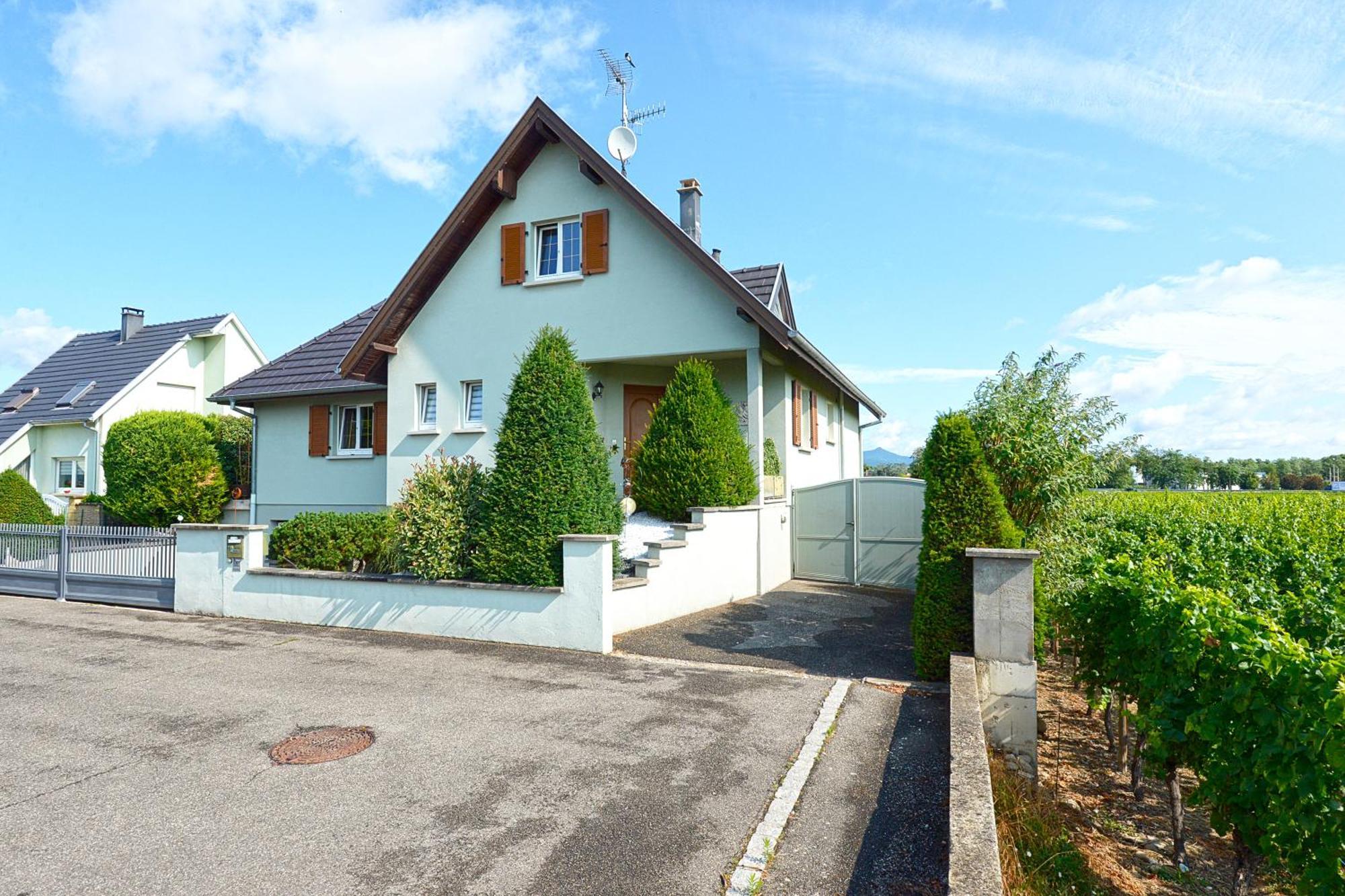Bed and Breakfast Aux Pieds Des Vignes Ingersheim Exterior foto